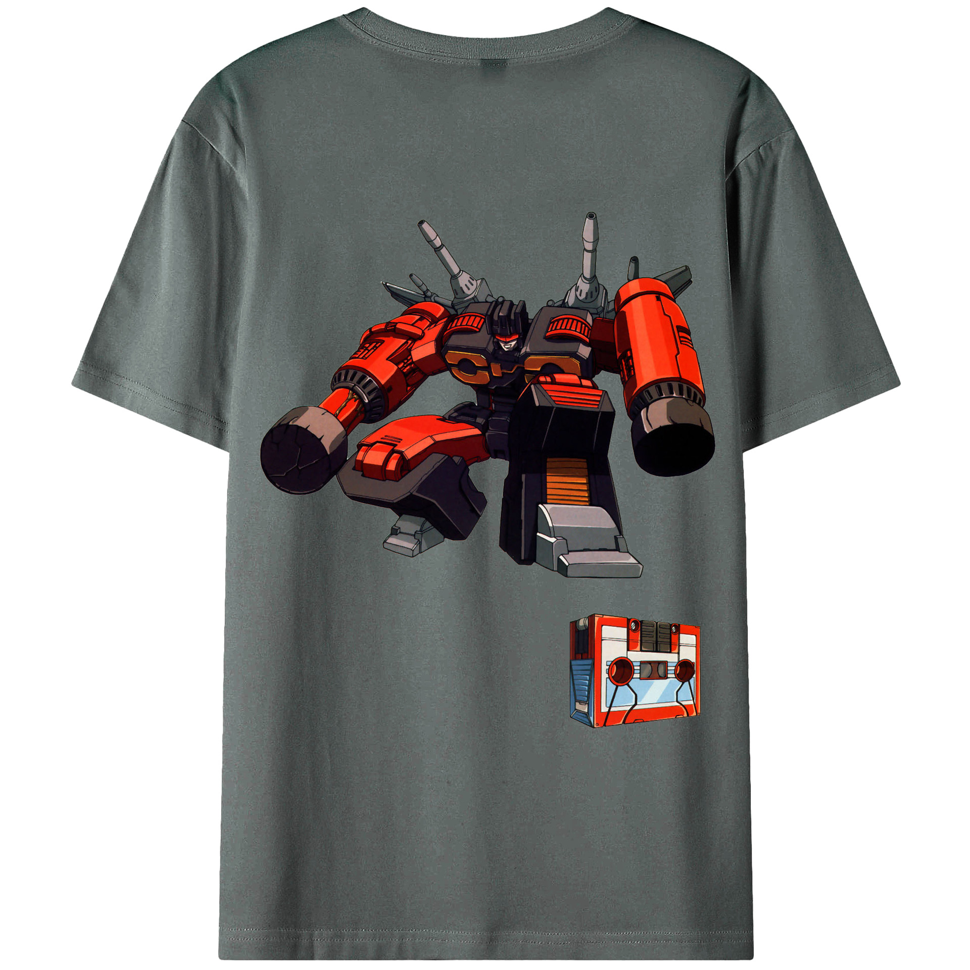 （画像用）  綿100％ メンズ半袖Tシャツ（バックプリント） 通気性